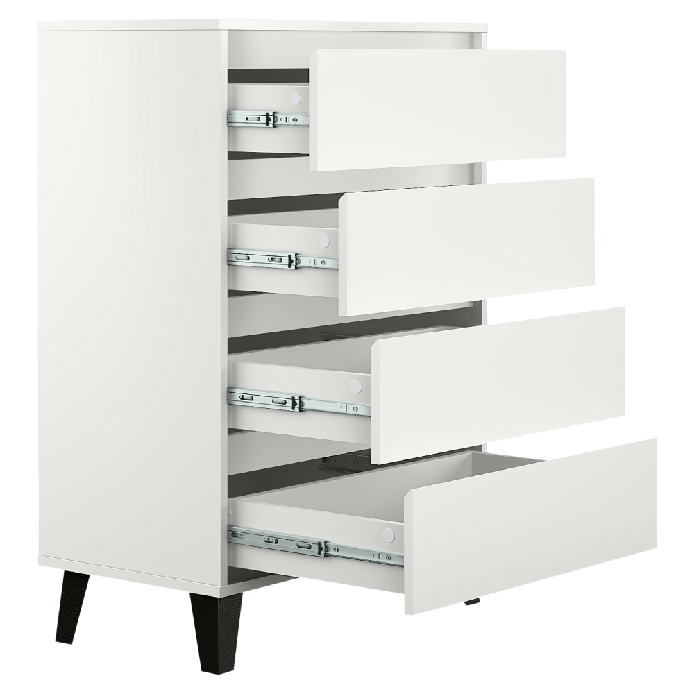 Comoda, alba, BOGAN NEW 4S70 — imaginea 2