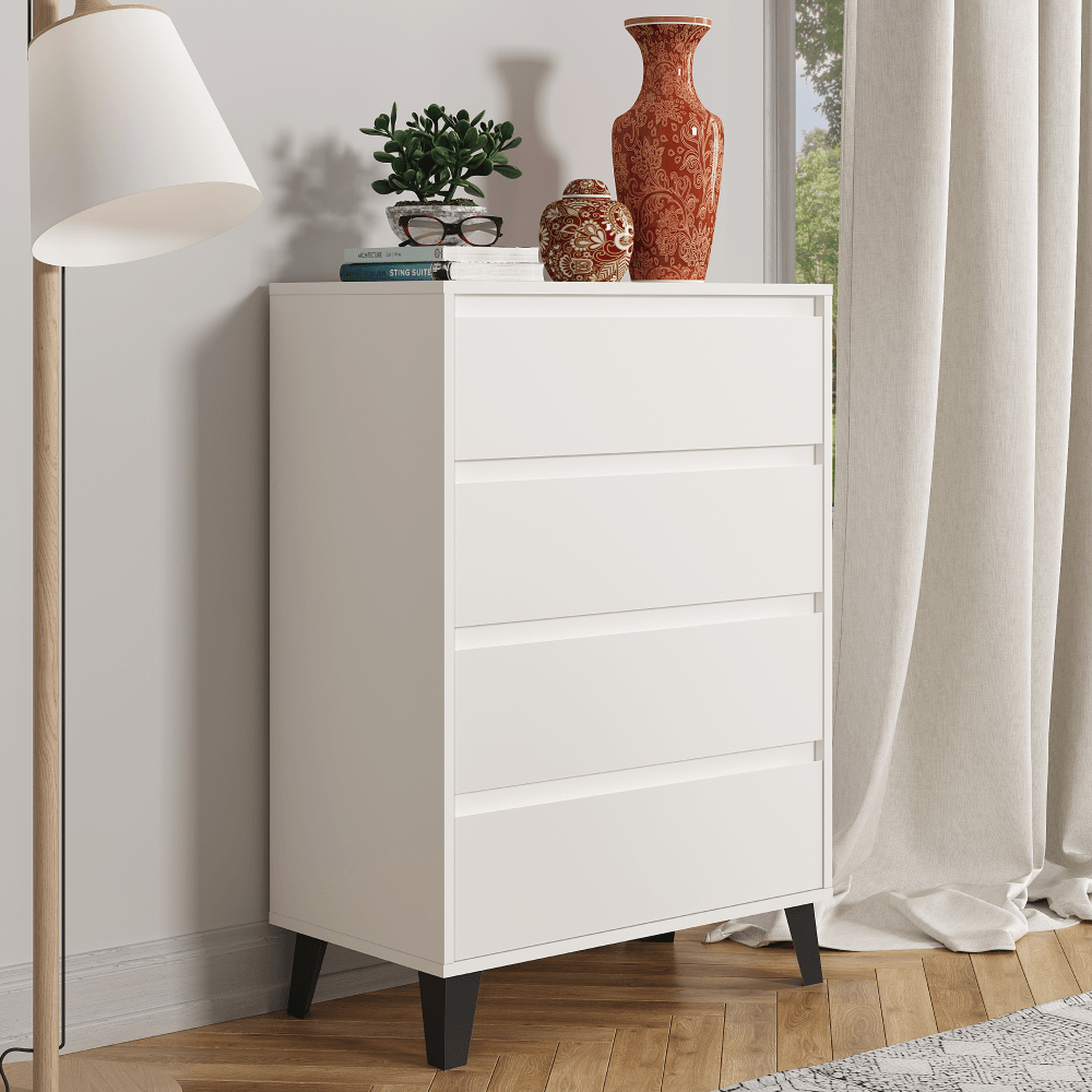 Comoda, alba, BOGAN NEW 4S70 — imaginea 6
