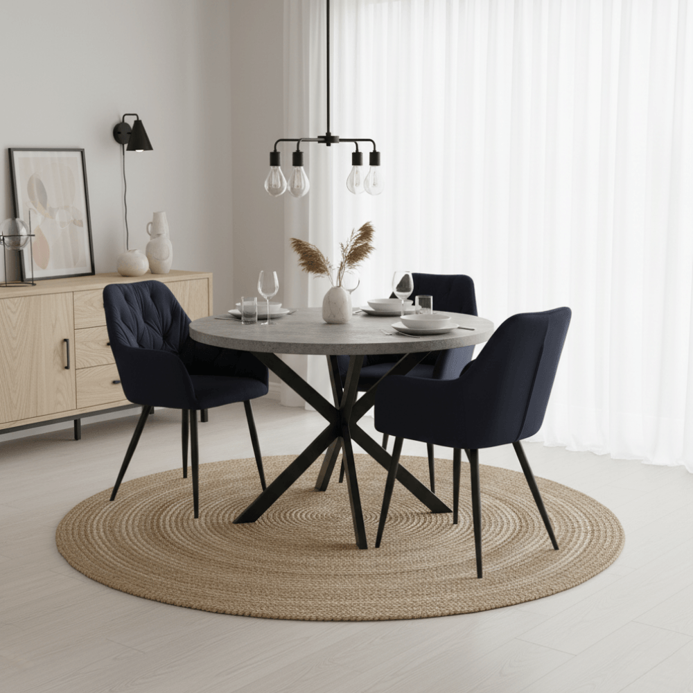 Fotoliu de design, material Velvet negru, VERIO NEW — imaginea 5