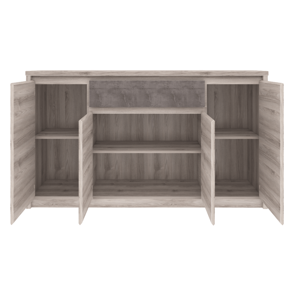 Comoda 4D1S, castan Nairobi / onix, JESI NEW — imaginea 5