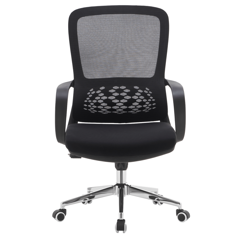 Fotoliu de birou, negru, FOSTER TYP 2 — imaginea 3