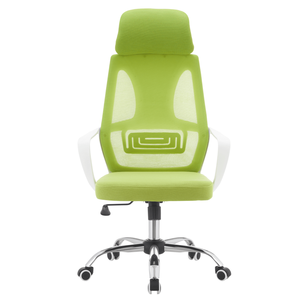 Scaun de birou, verde/alb/crom, TAXIS 2 NEW — imaginea 3