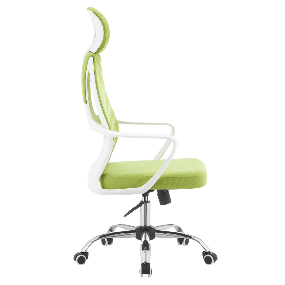 Scaun de birou, verde/alb/crom, TAXIS 2 NEW — imaginea 4