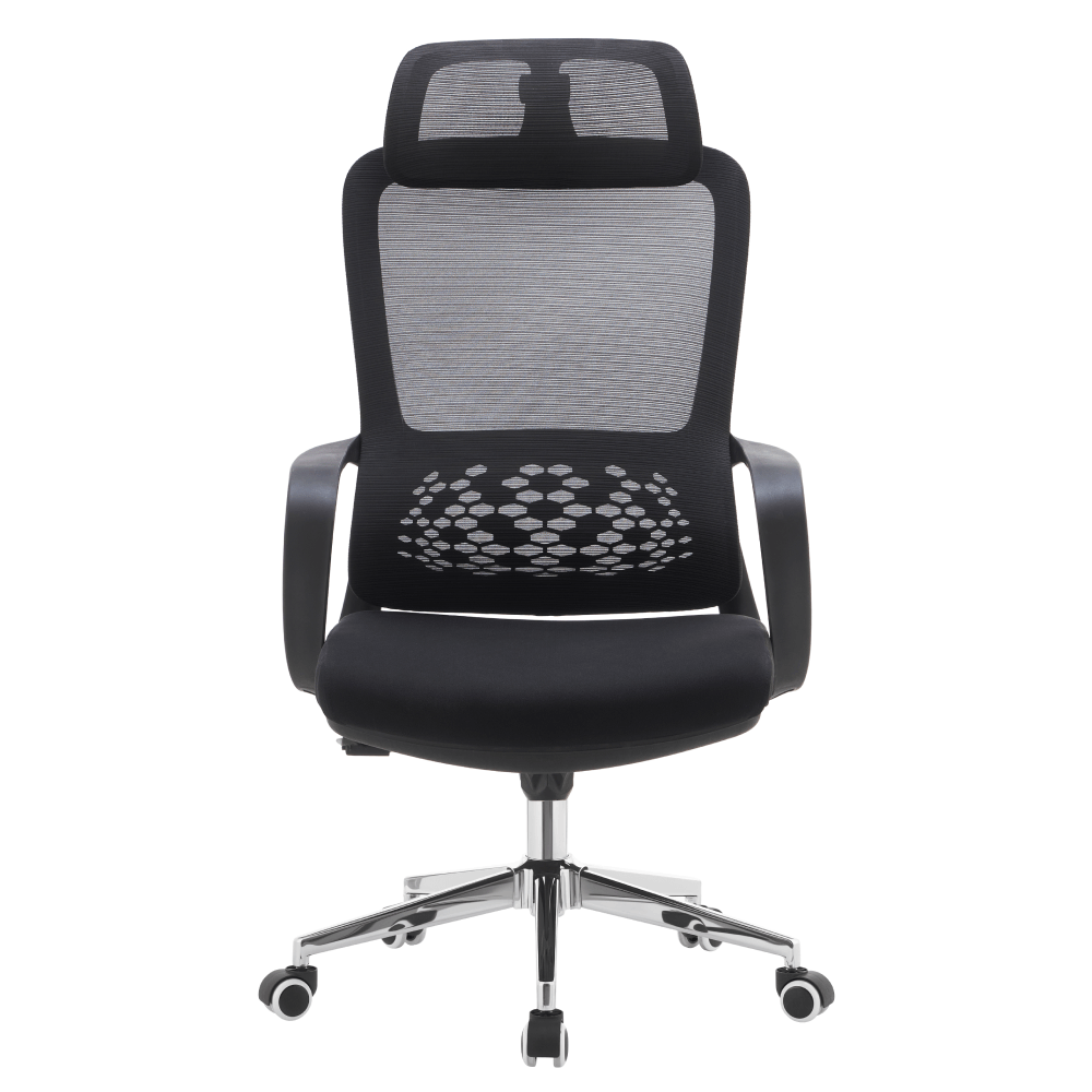 Fotoliu de birou, negru, FOSTER TYP 1 — imaginea 2