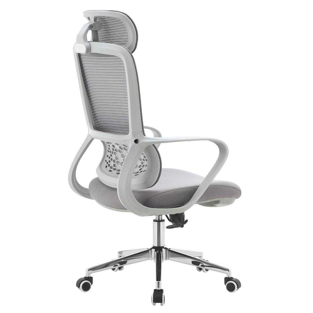 Fotoliu de birou, gri, FOSTER TYP 1 — imaginea 4