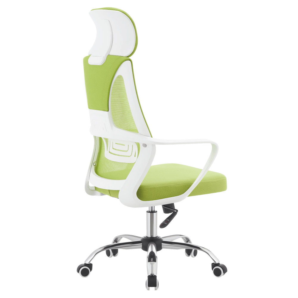 Scaun de birou, verde/alb/crom, TAXIS 2 NEW — imaginea 5