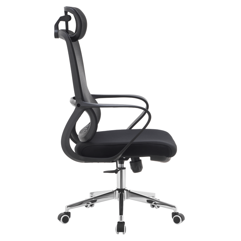 Fotoliu de birou, negru, FOSTER TYP 1 — imaginea 3