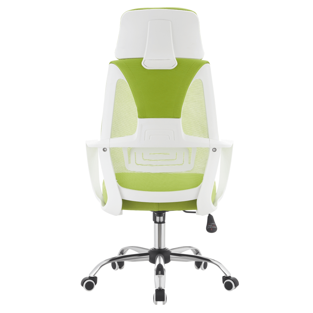 Scaun de birou, verde/alb/crom, TAXIS 2 NEW — imaginea 6