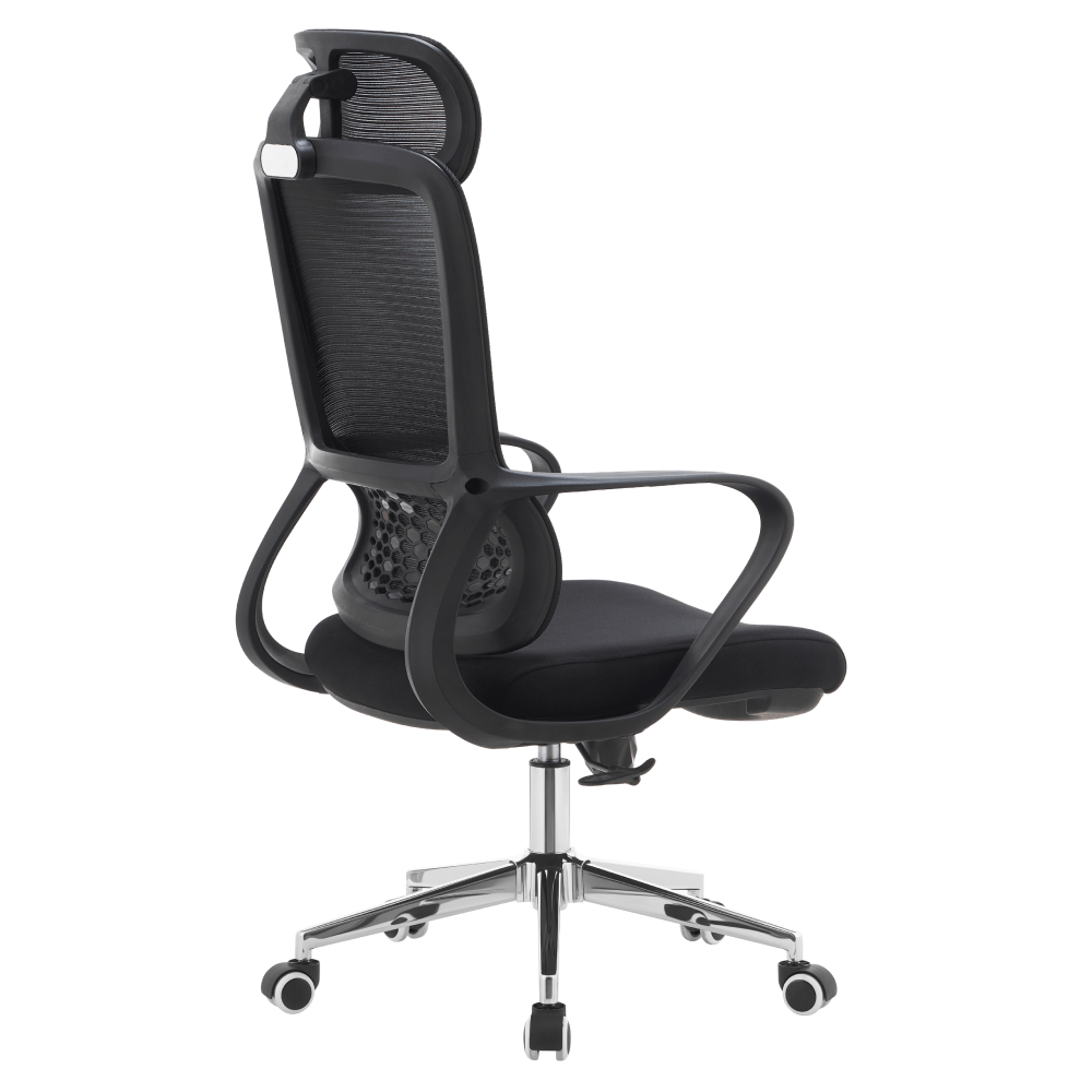 Fotoliu de birou, negru, FOSTER TYP 1 — imaginea 4