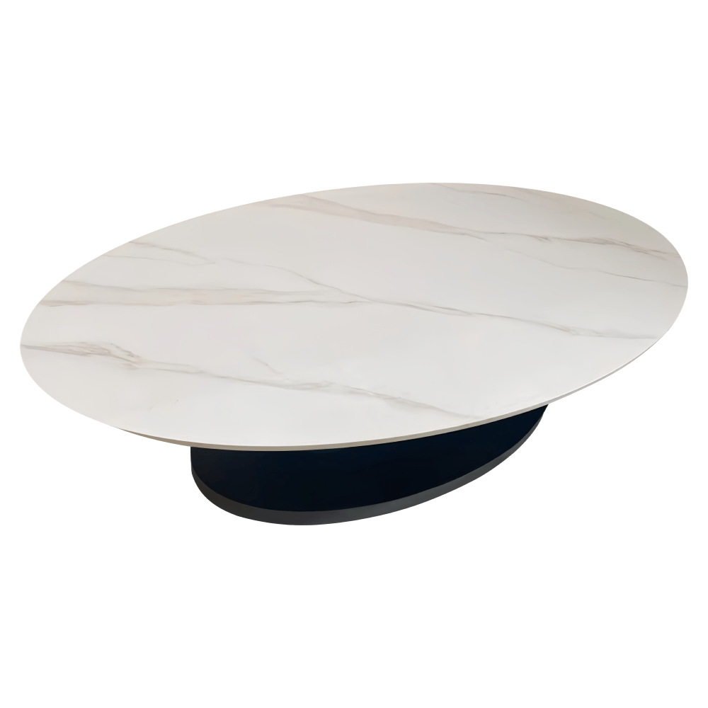 Masuta de cafea, imitatie marmura/negru, AXEN — imaginea 6