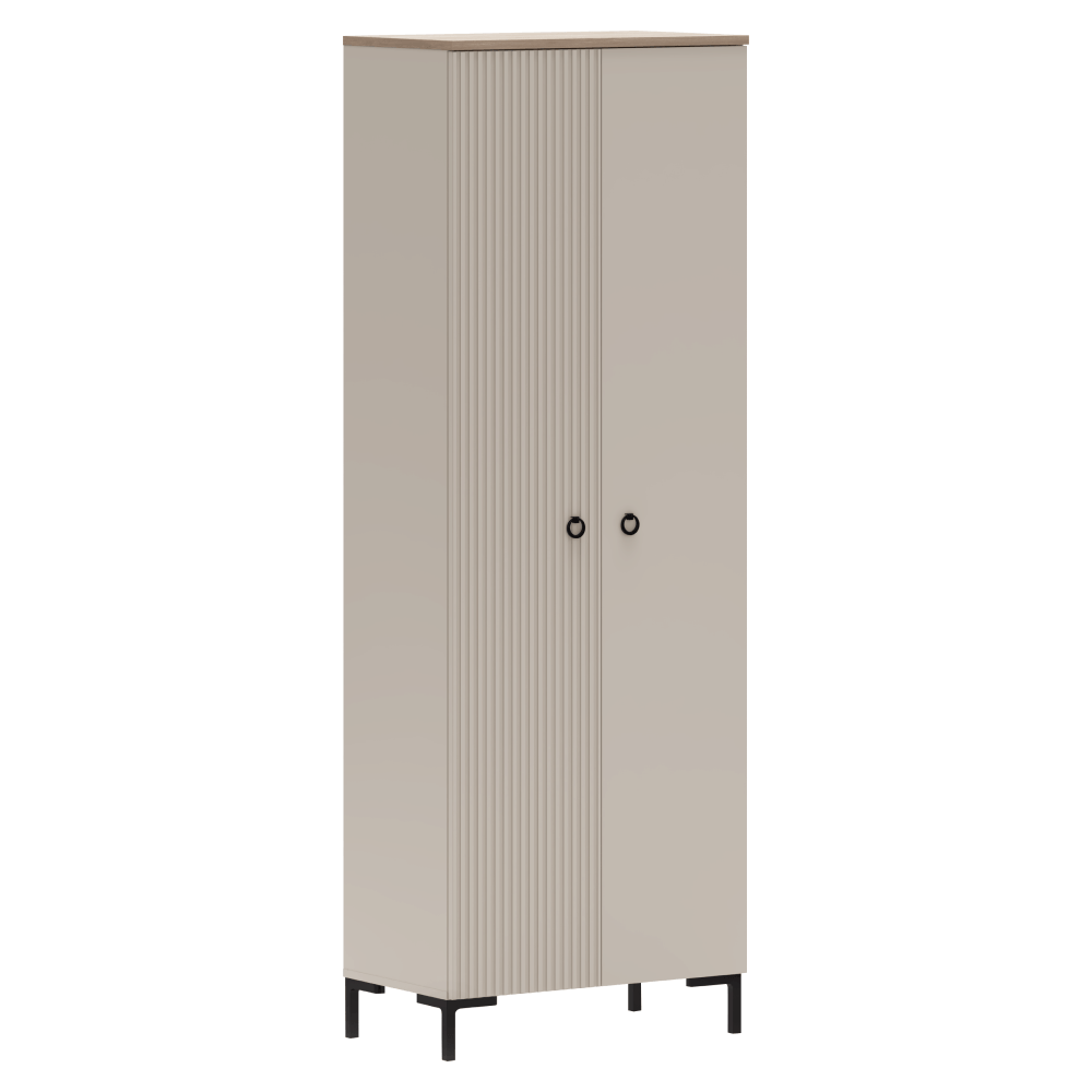 Dulap, gri-maroniu Taupe/stejar silverjack, DOMCA 2D — imaginea 2