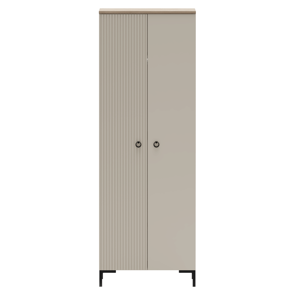 Dulap, gri-maroniu Taupe/stejar silverjack, DOMCA 2D — imaginea 3