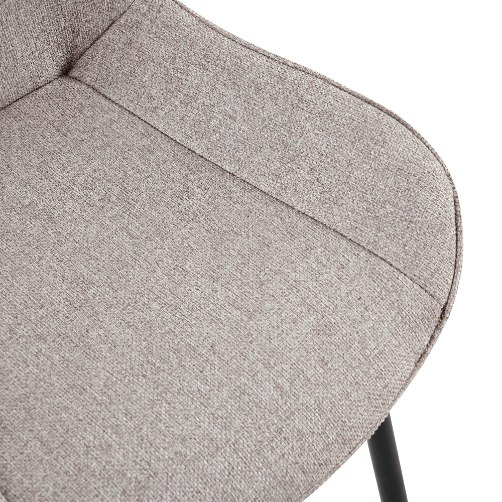 Scaun pentru sufragerie, bej/negru, ALIA — imaginea 3