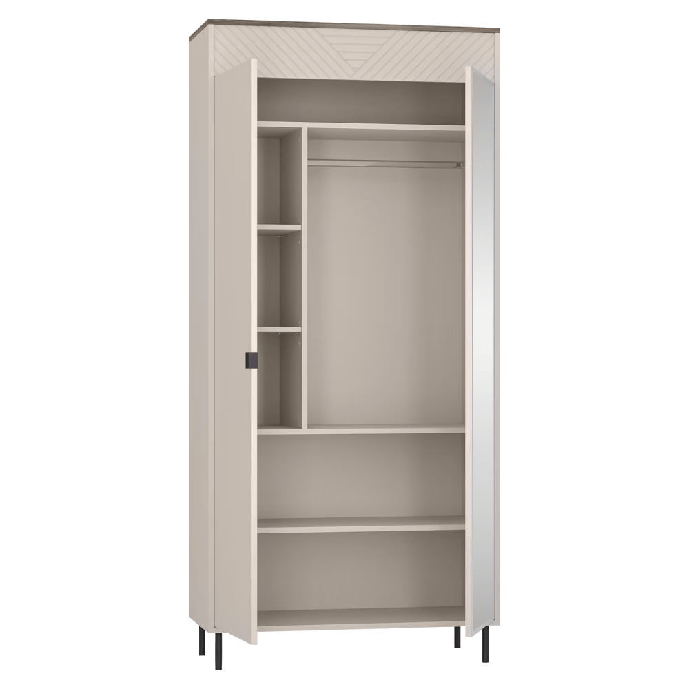 Dulap, casmir/stejar castello, EYCO 2D/40 — imaginea 3
