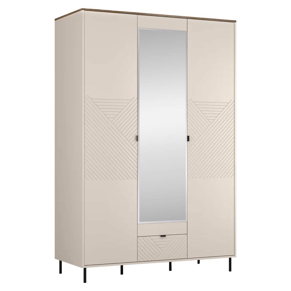 Comoda, casmir/stejar castello, EYCO 3D1S — imaginea 5