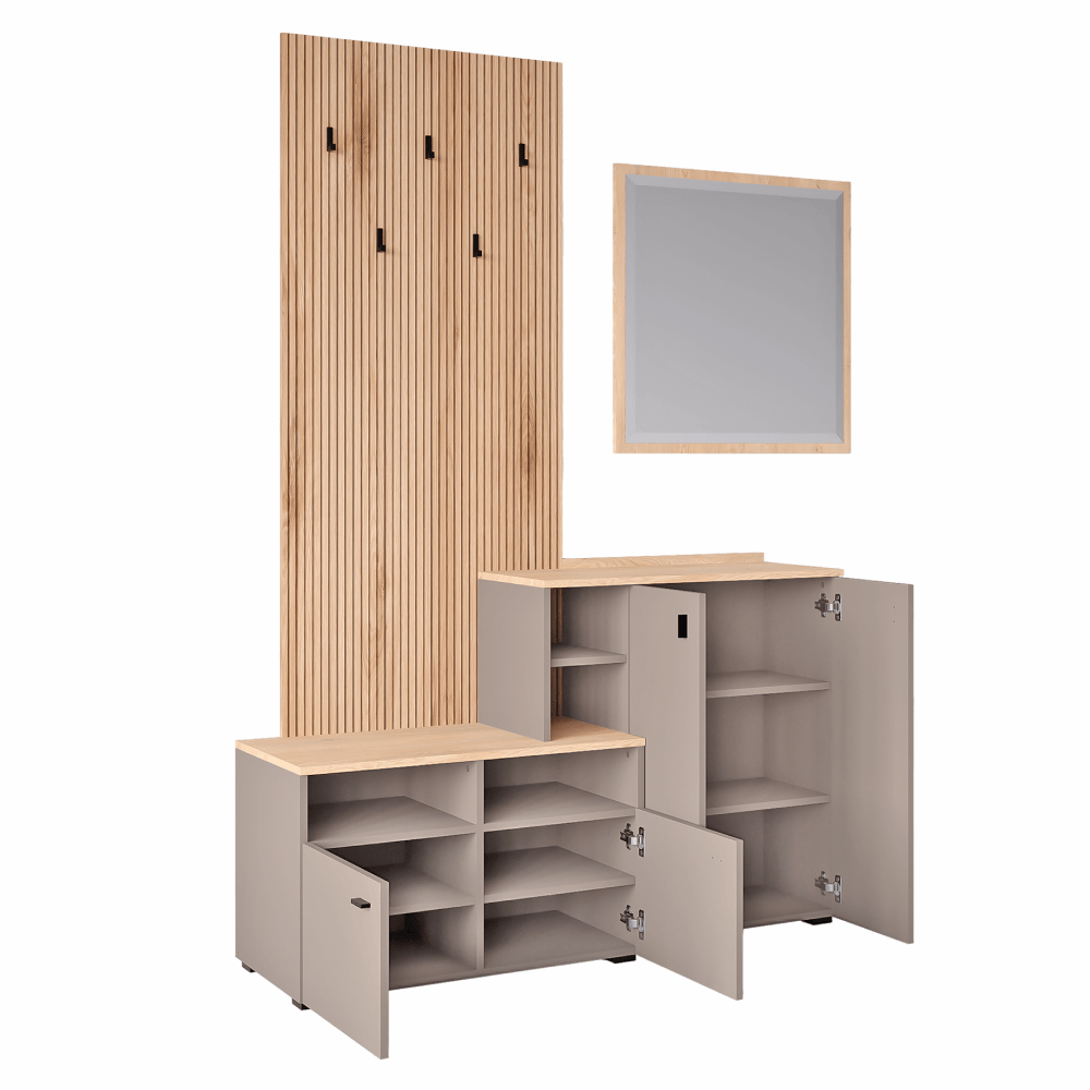 Set de hol, toffee/natural canella strata/cremona torro stejar, EBRAO — imaginea 3