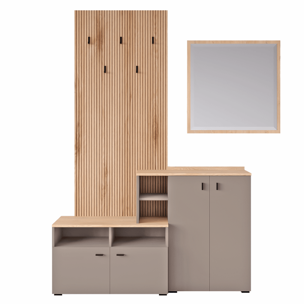 Set de hol, toffee/natural canella strata/cremona torro stejar, EBRAO — imaginea 4