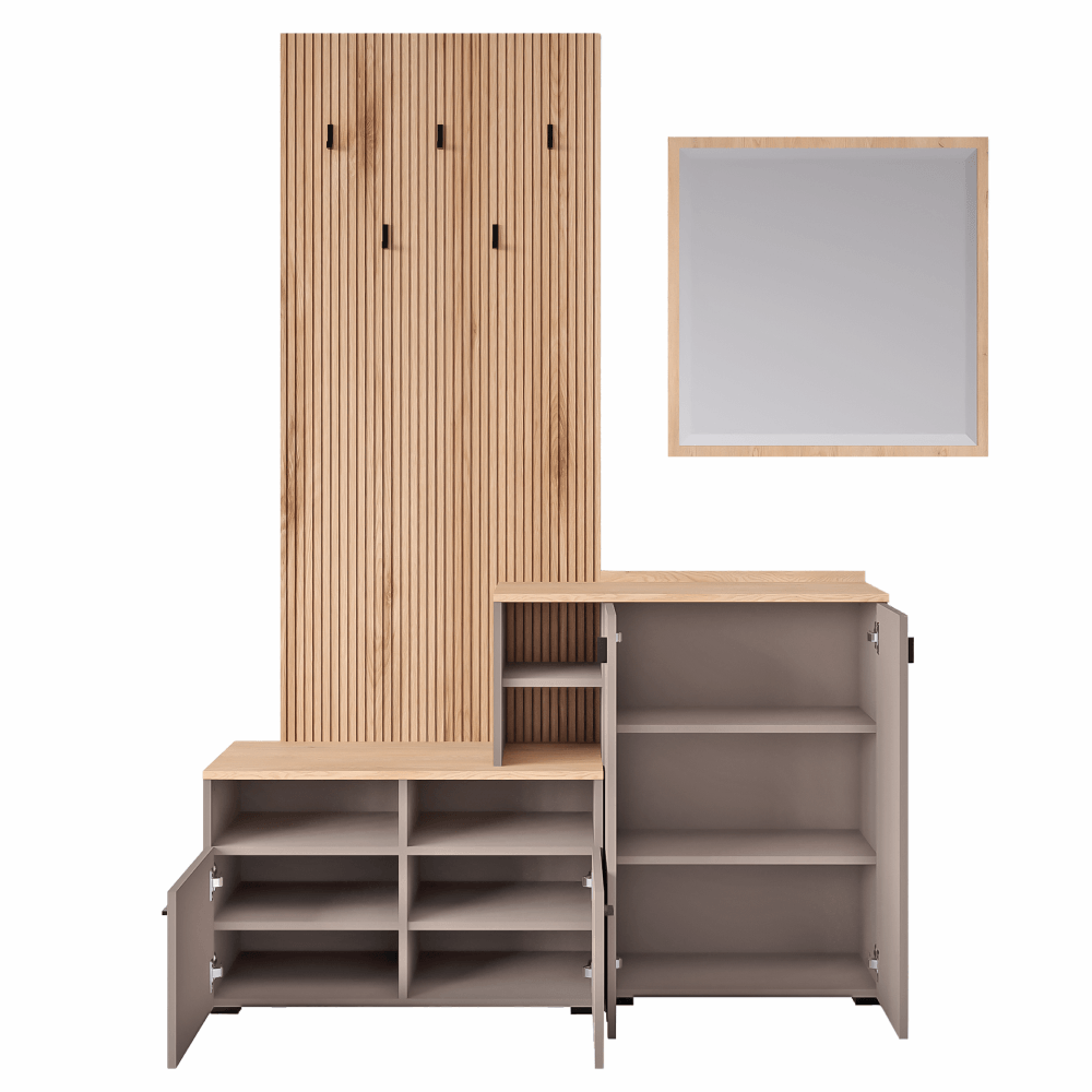 Set de hol, toffee/natural canella strata/cremona torro stejar, EBRAO — imaginea 5