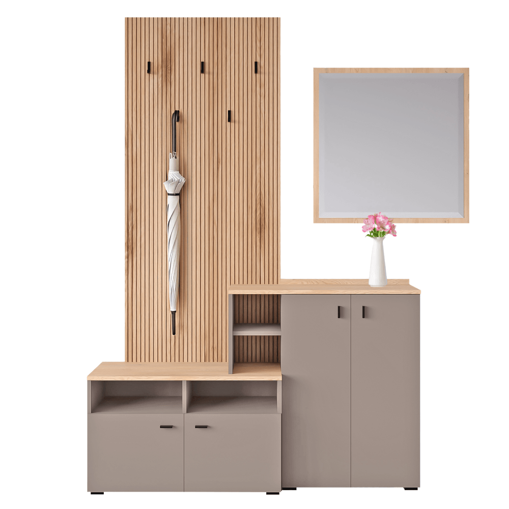 Set de hol, toffee/natural canella strata/cremona torro stejar, EBRAO — imaginea 6