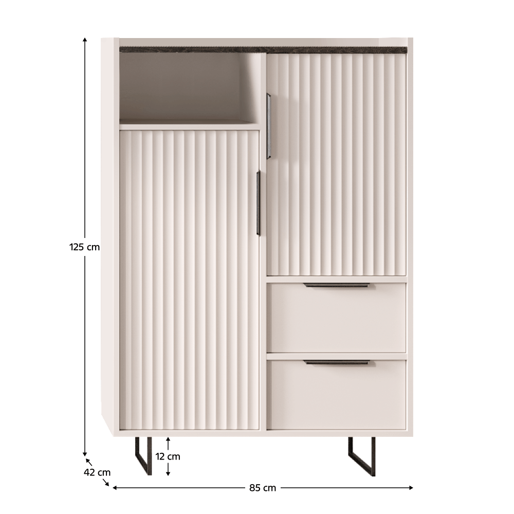 Comoda, casmir/castan de nurca arvadonna, FRESIO KOM2D2S — imaginea 6