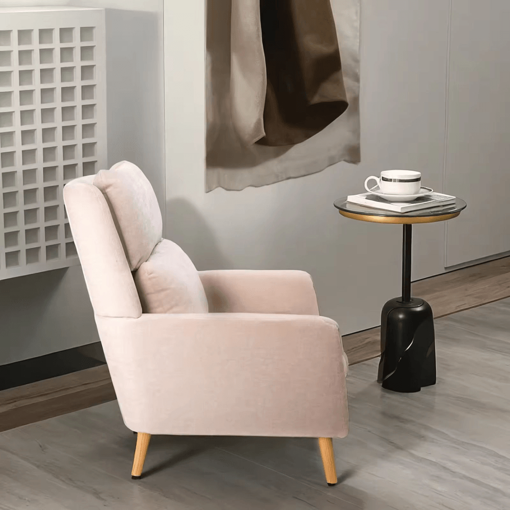 Fotoliu de relaxare, bej, DEMIR — imaginea 7