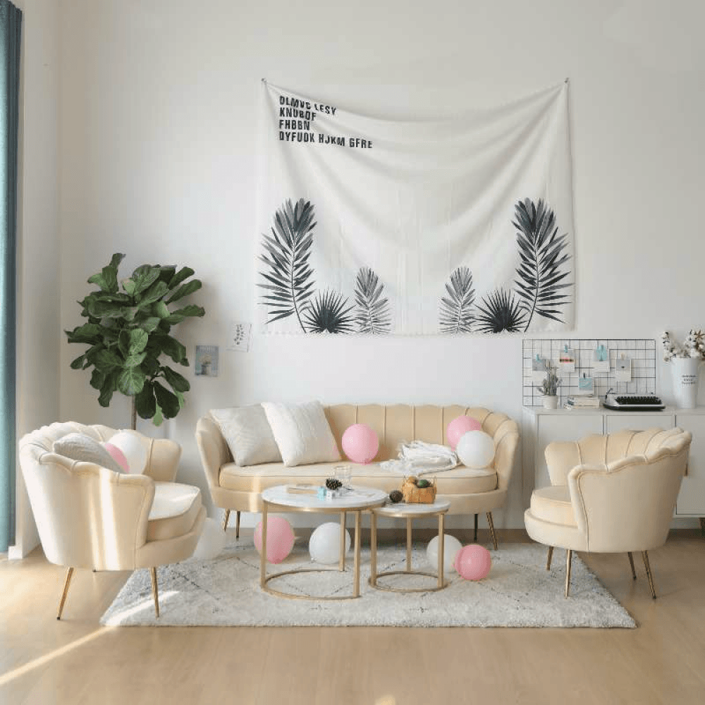 Fotoliu in stilul Art-deco, bej tesatura Velvet/gold crom auriu, NOBLEO — imaginea 3