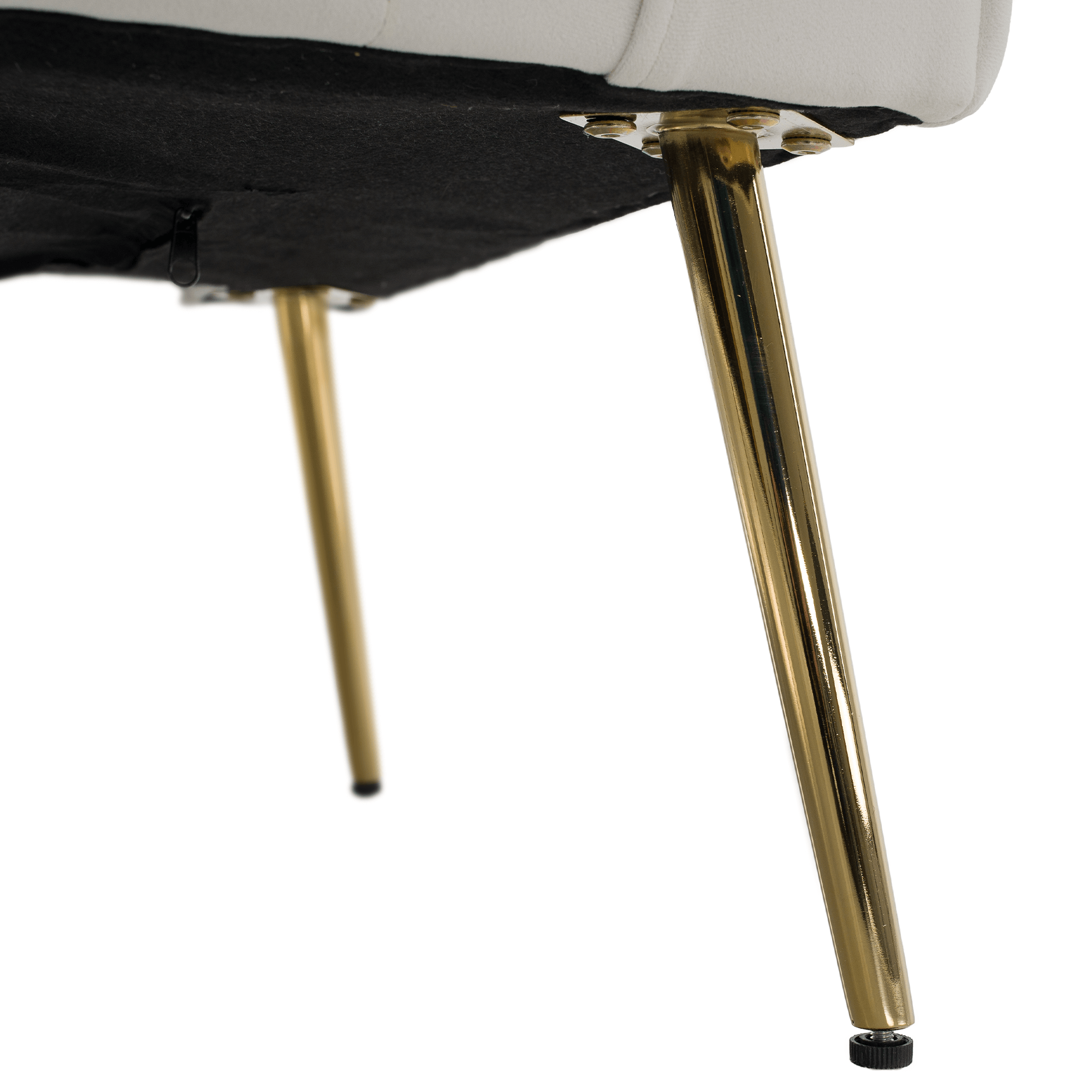 Fotoliu relaxant, tesatura Velvet bej, BARET — imaginea 8