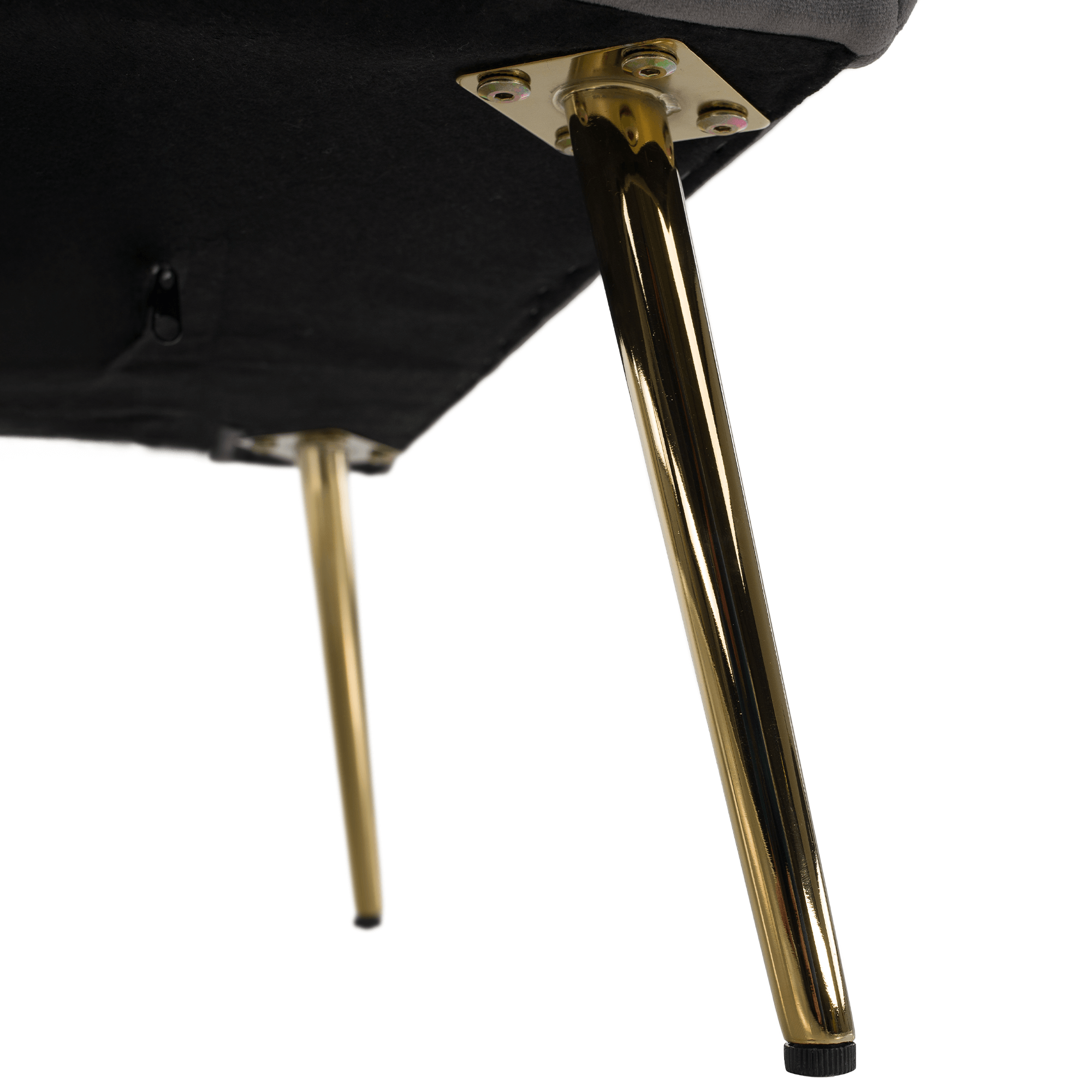 Fotoliu de relaxare, tesatura Velvet gri, BARET — imaginea 11