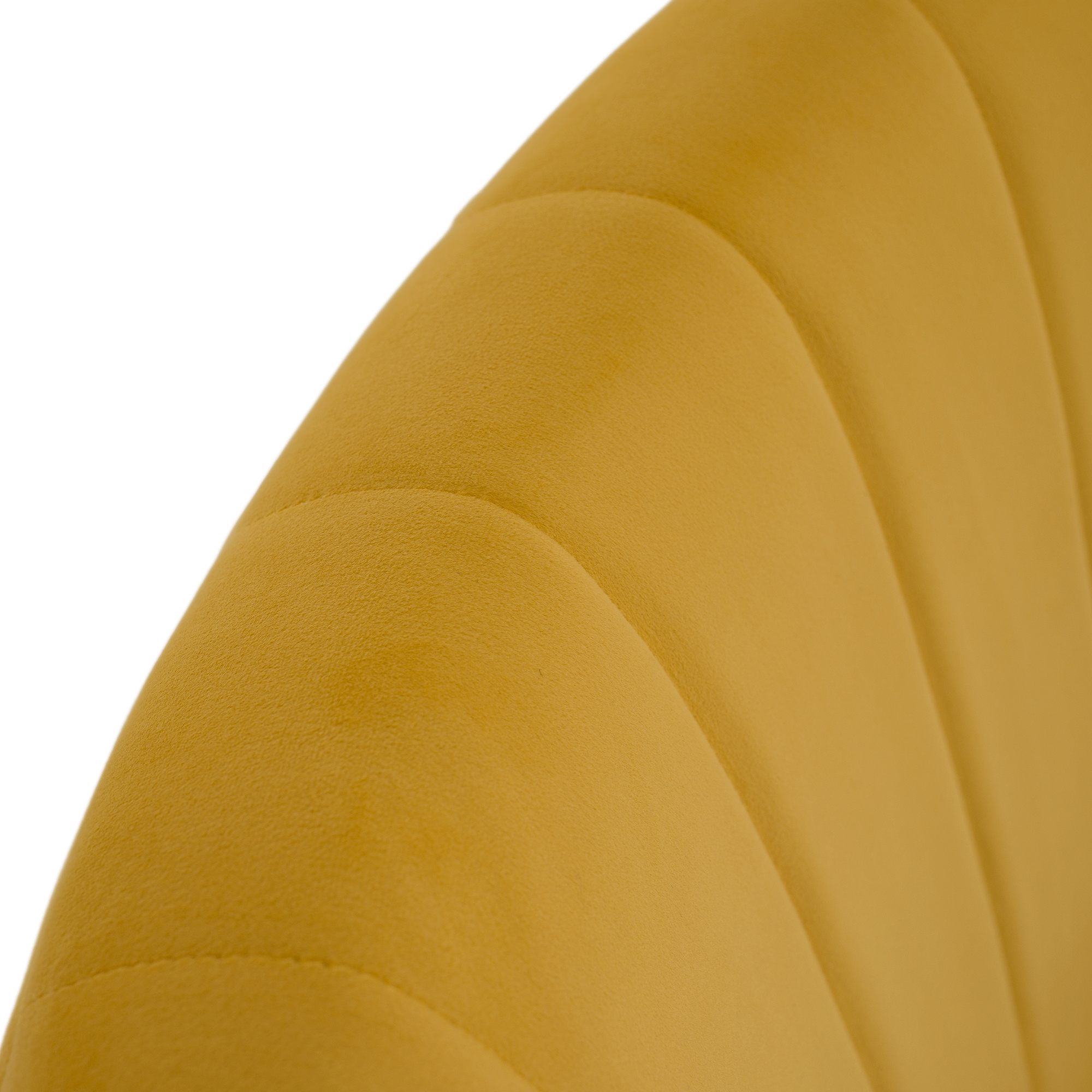 Fotoliu relaxant, tesatura Velvet galben, BARET — imaginea 13