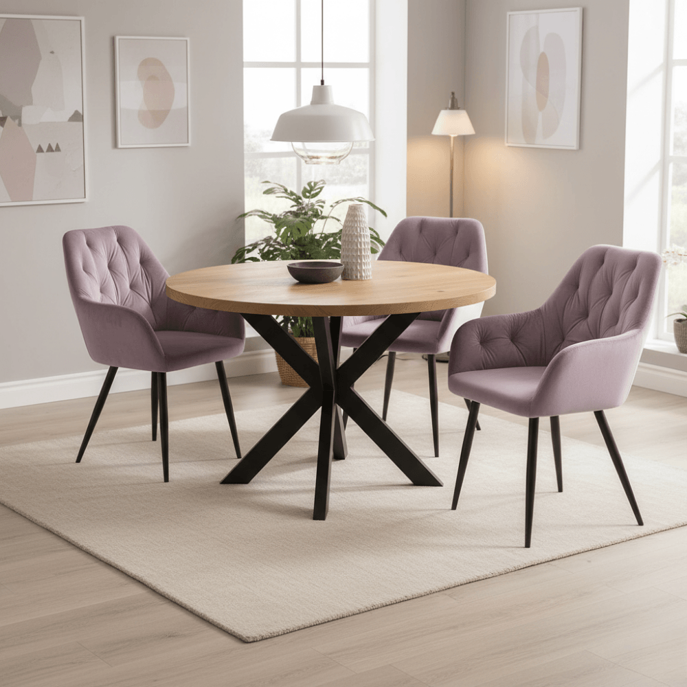 Fotoliu de design, material Velvet roz, VERIO NEW — imaginea 4