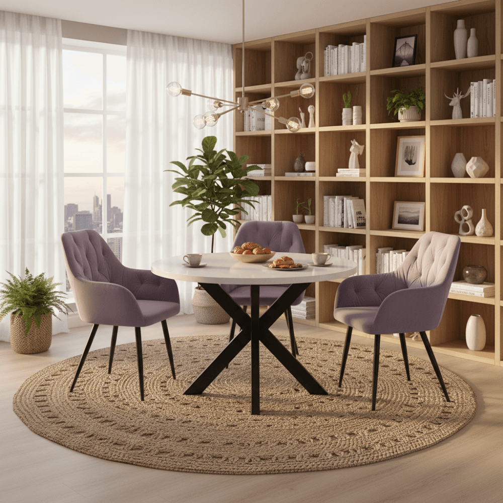 Fotoliu de design, material Velvet roz, VERIO NEW — imaginea 6