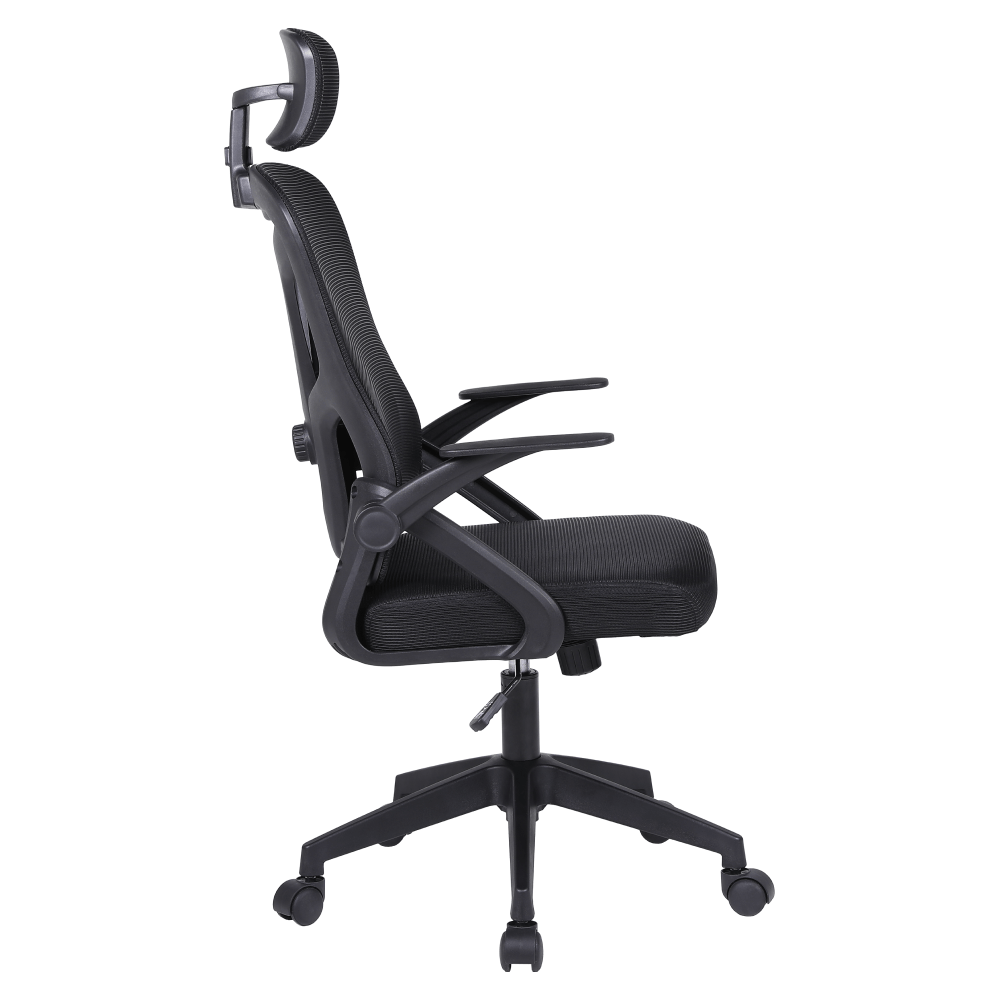 Scaun de birou, negru, SEDOS — imaginea 3