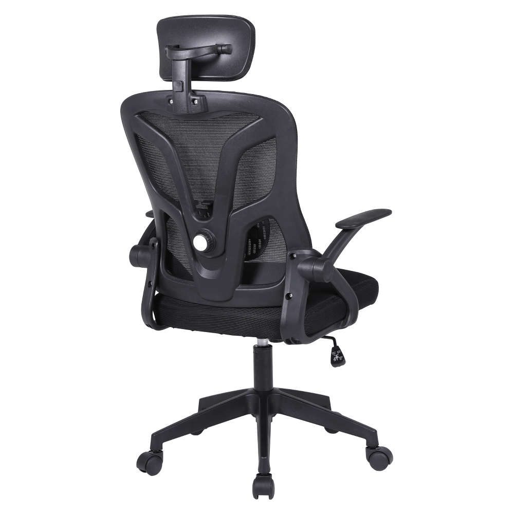 Scaun de birou, negru, SEDOS — imaginea 4