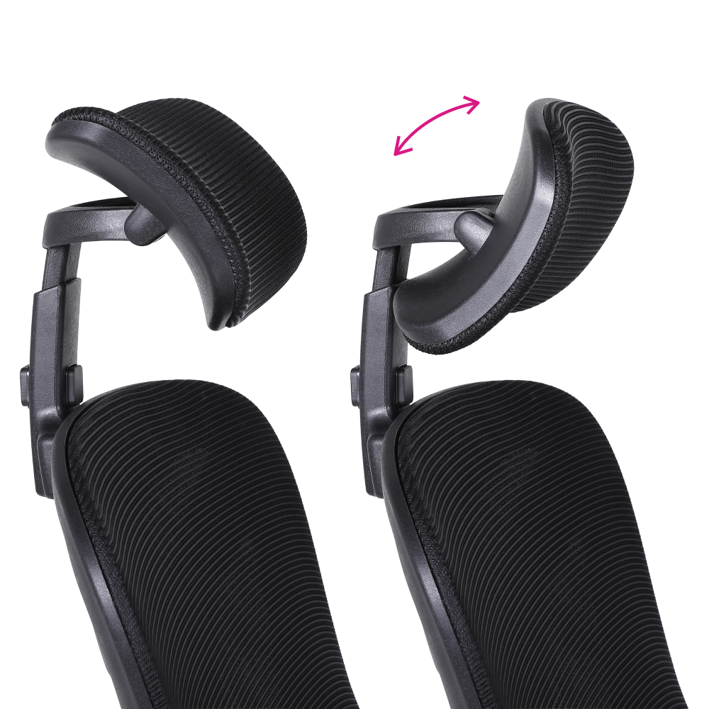 Scaun de birou, negru, SEDOS — imaginea 7