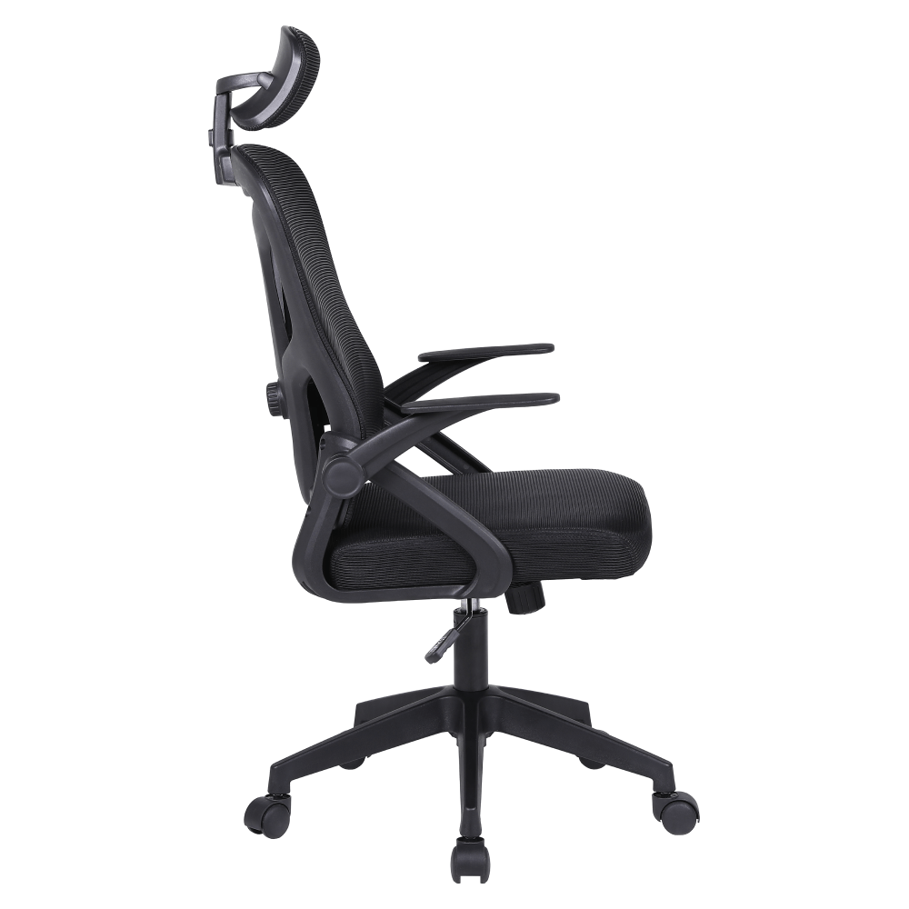Scaun de birou, negru, SEDOS — imaginea 8