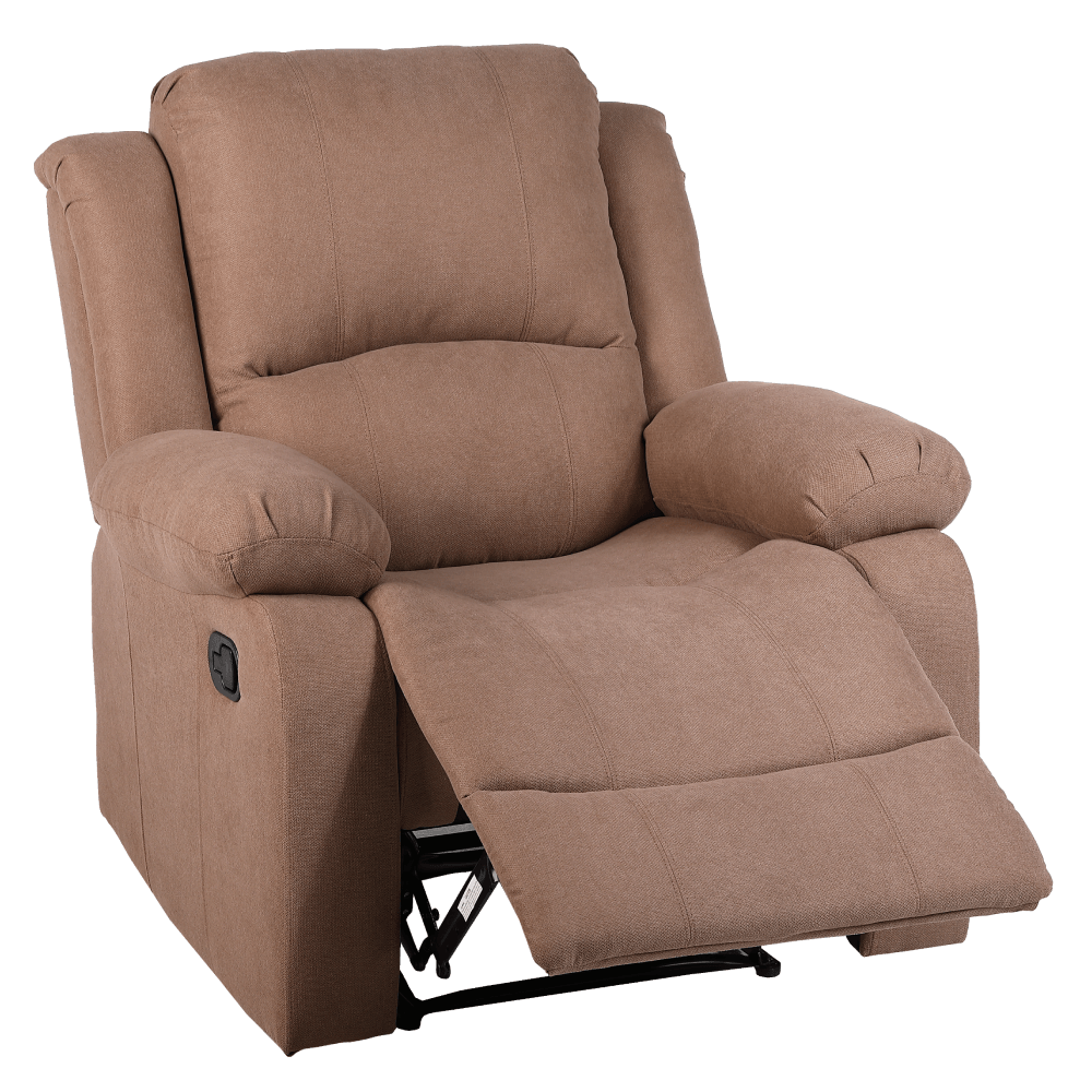 Fotoliu relaxant reglabil, material maro, ASKOY NEW — imaginea 6