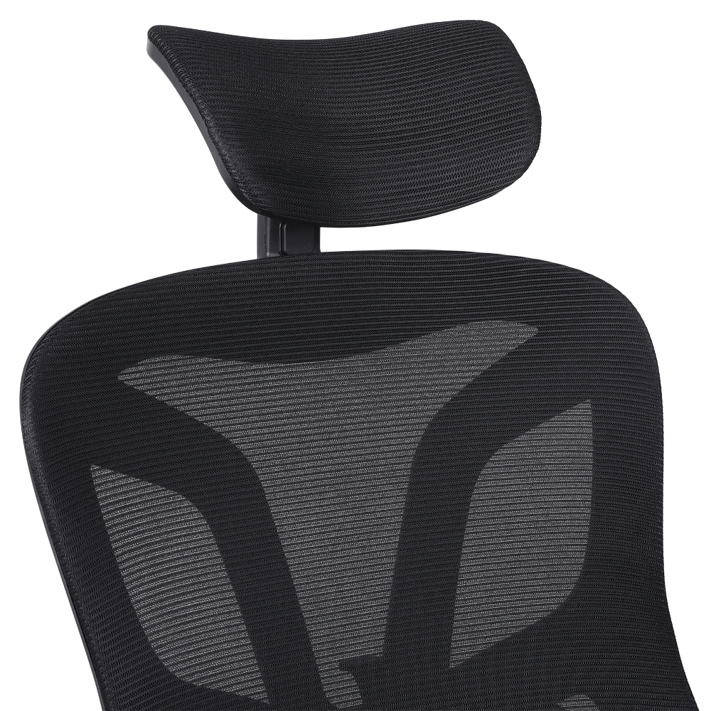 Scaun de birou, negru, SEDOS — imaginea 14