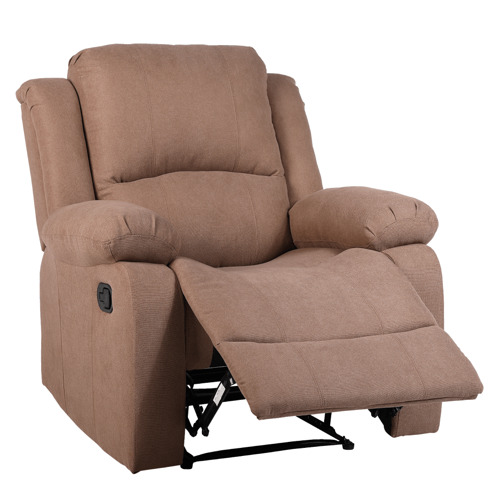 Fotoliu relaxant reglabil, material maro, ASKOY NEW — imaginea 8