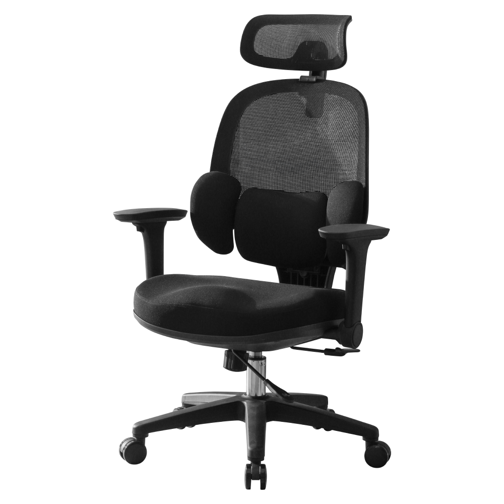 Fotoliu de birou, negru, ABRAMO — imaginea 3