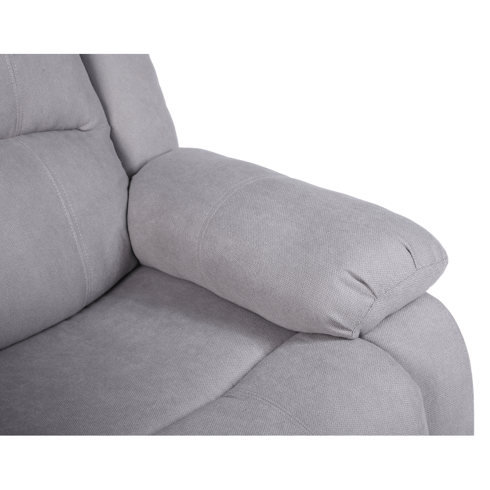 Fotoliu relaxant reglabil, material gri deschis, ASKOY NEW — imaginea 8