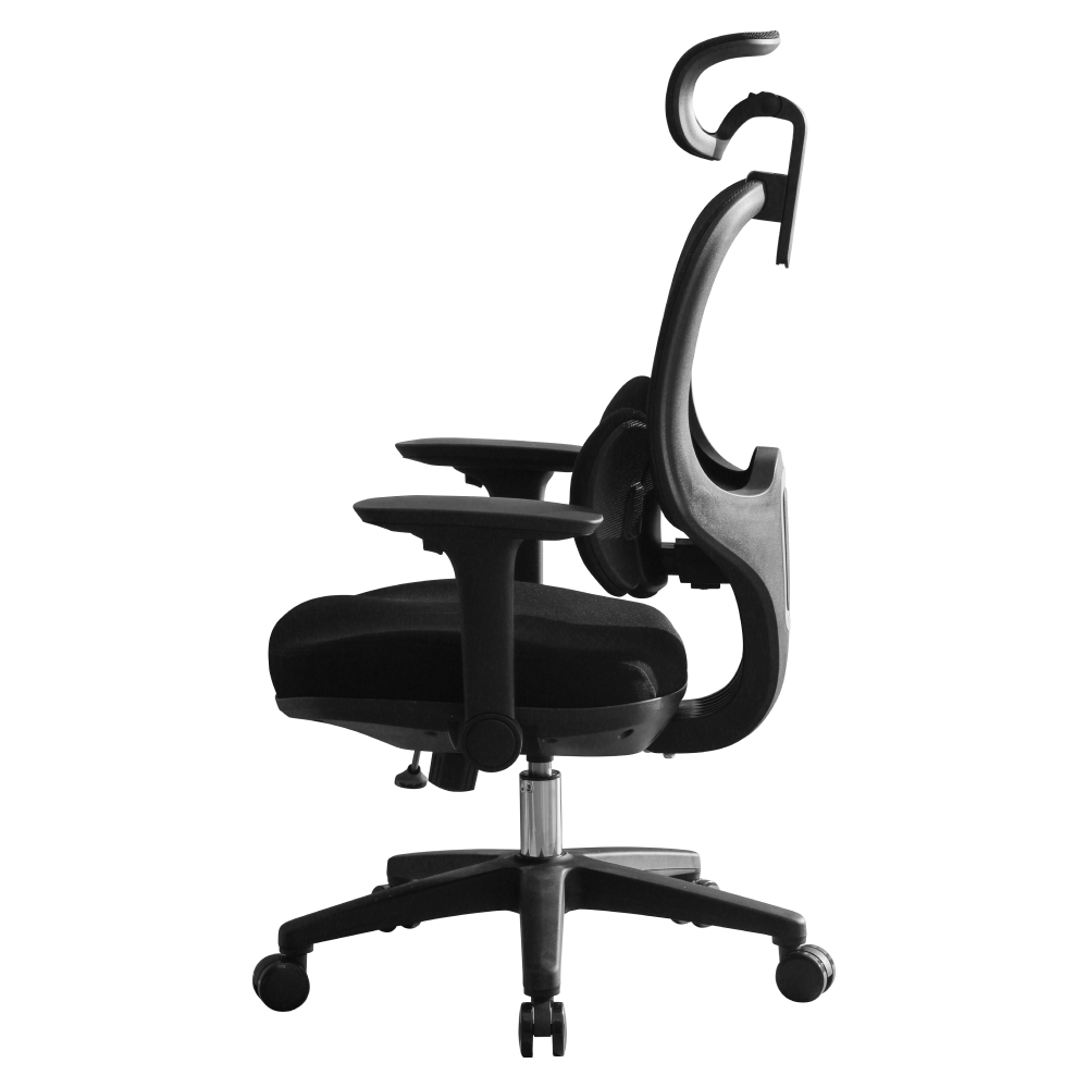 Fotoliu de birou, negru, ABRAMO — imaginea 6