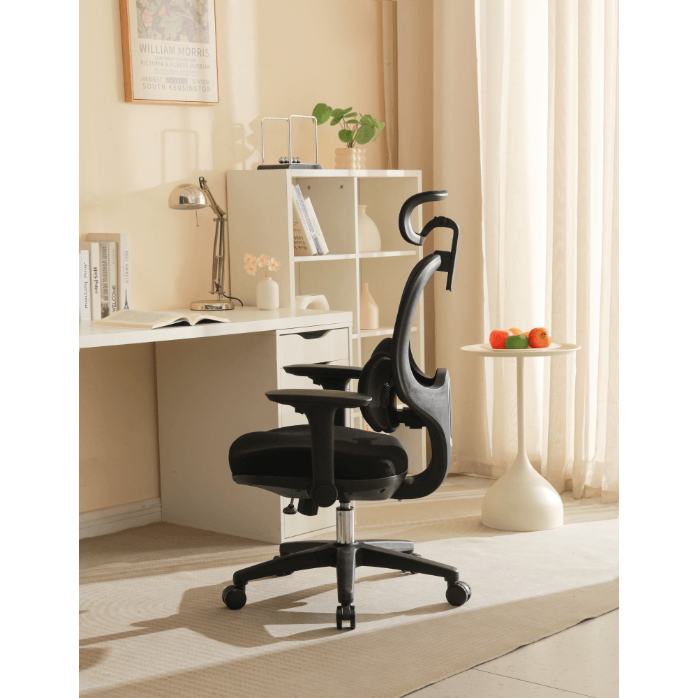 Fotoliu de birou, negru, ABRAMO — imaginea 10