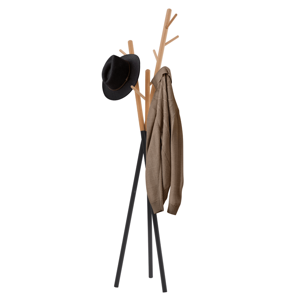 Cuier, negru/natural, ELVAR — imaginea 3