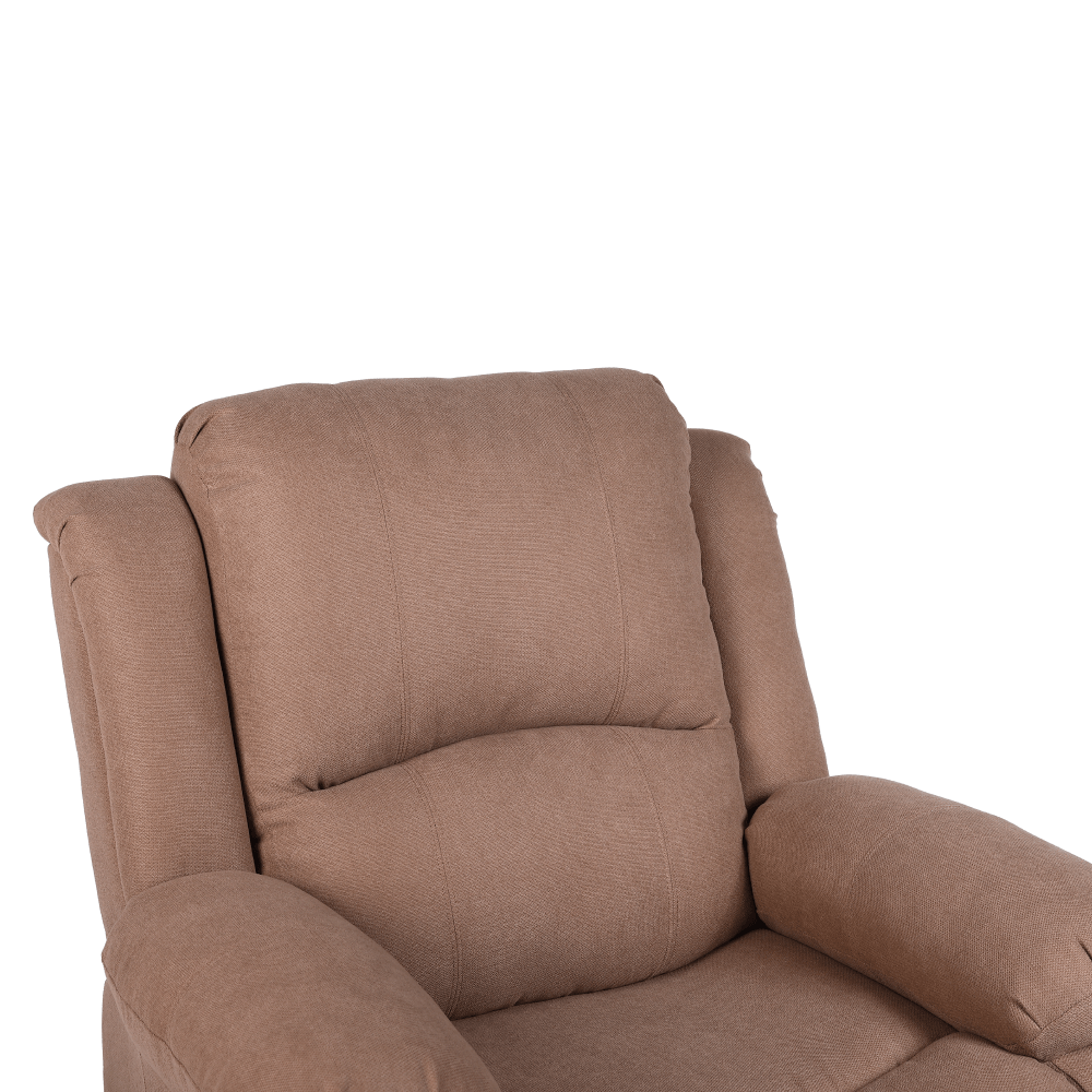 Fotoliu relaxant reglabil, material maro, ASKOY NEW — imaginea 18