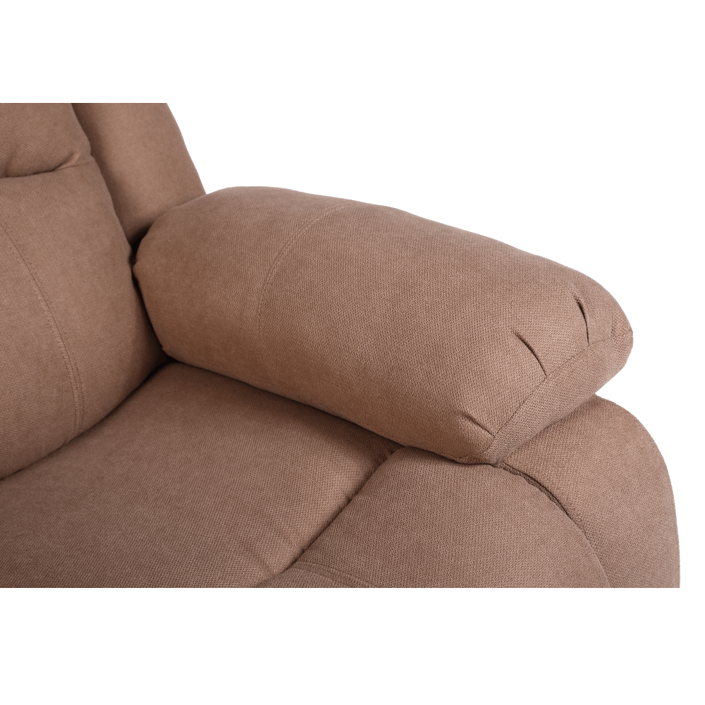 Fotoliu relaxant reglabil, material maro, ASKOY NEW — imaginea 19