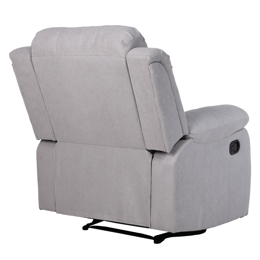 Fotoliu relaxant reglabil, material gri deschis, ASKOY NEW — imaginea 20