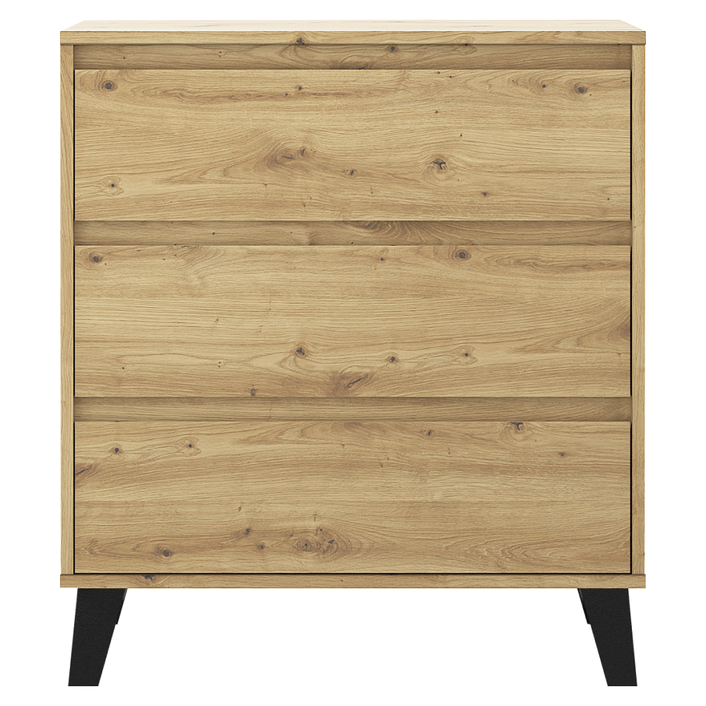 Comoda, stejar artisan, BOGAN NEW 3S70 — imaginea 3