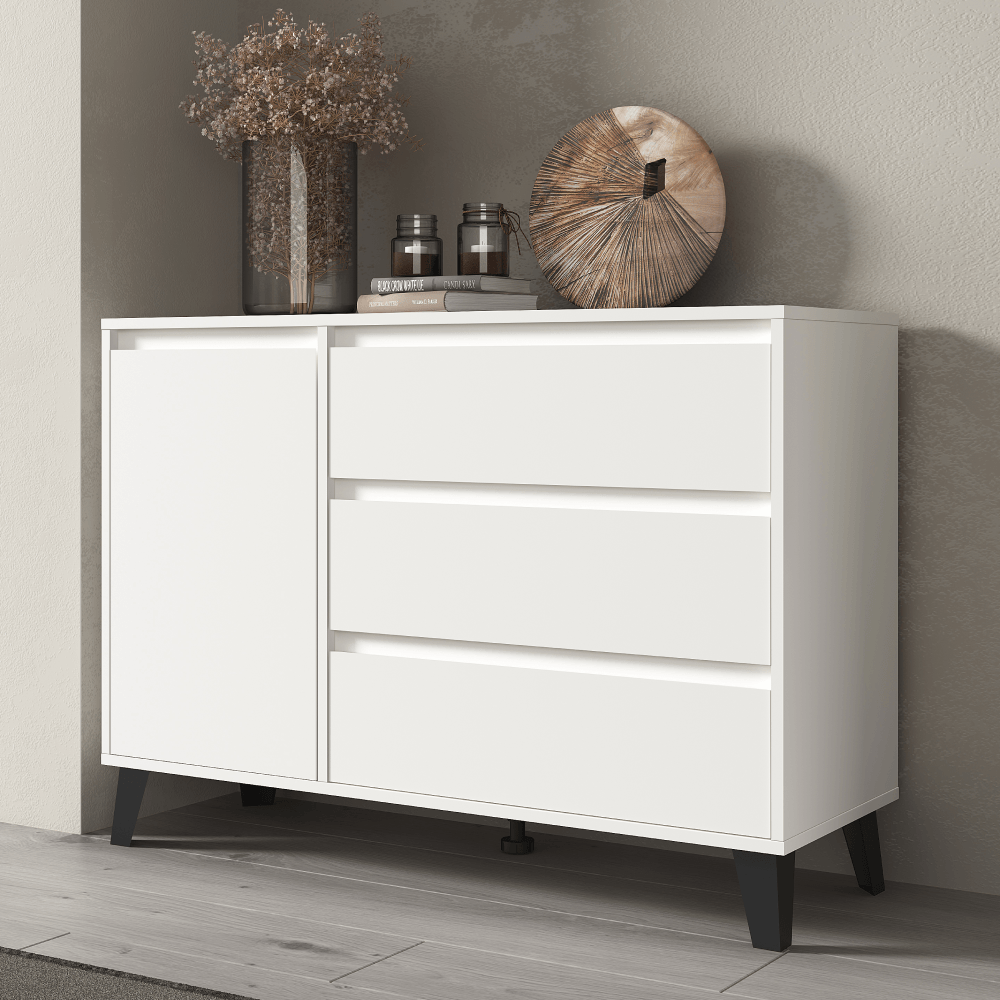Comoda, alba, BOGAN NEW 1D3S — imaginea 9