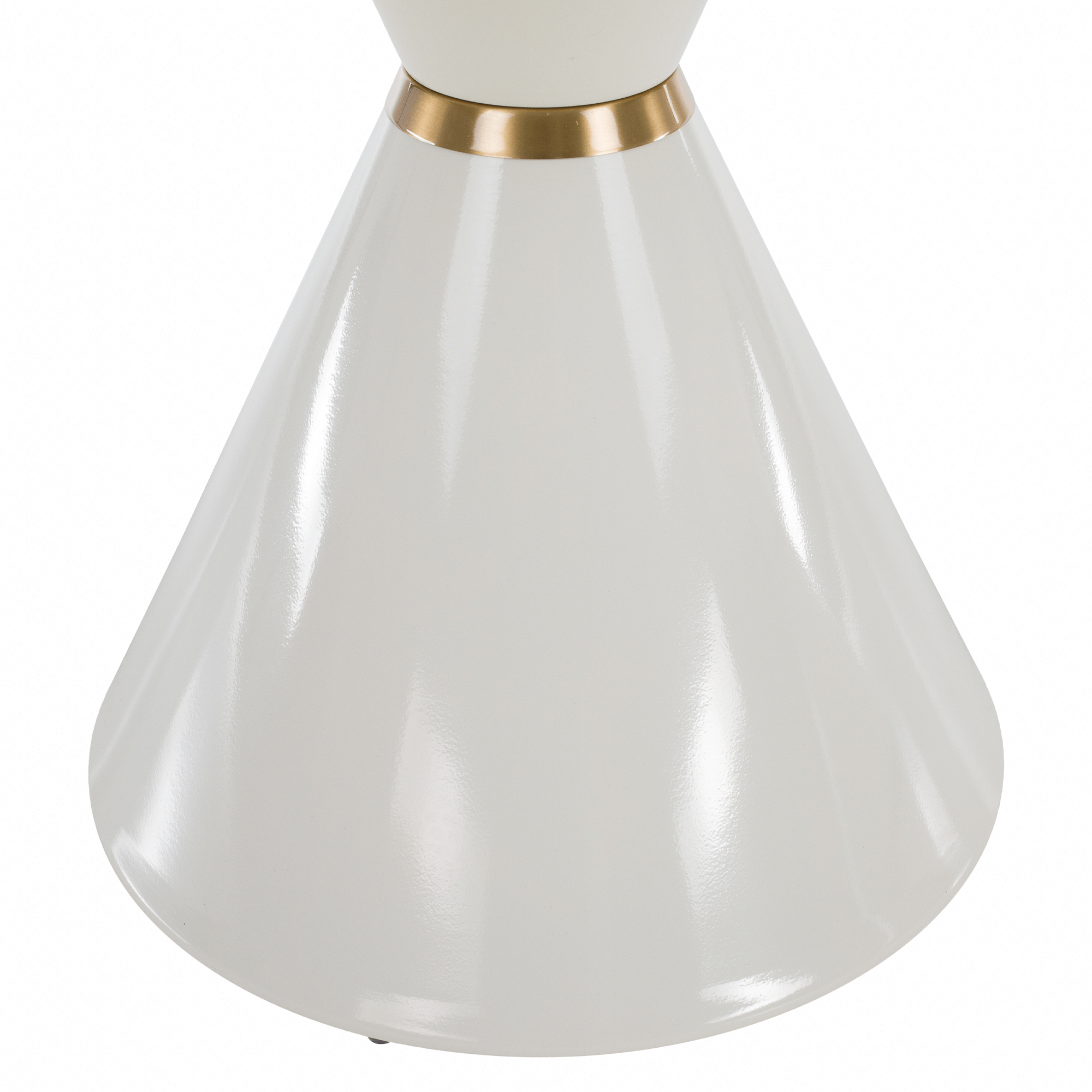 Masute de cafea, set de 2, marmura alba/alba/auriu, metal, MABUZ NEW — imaginea 5