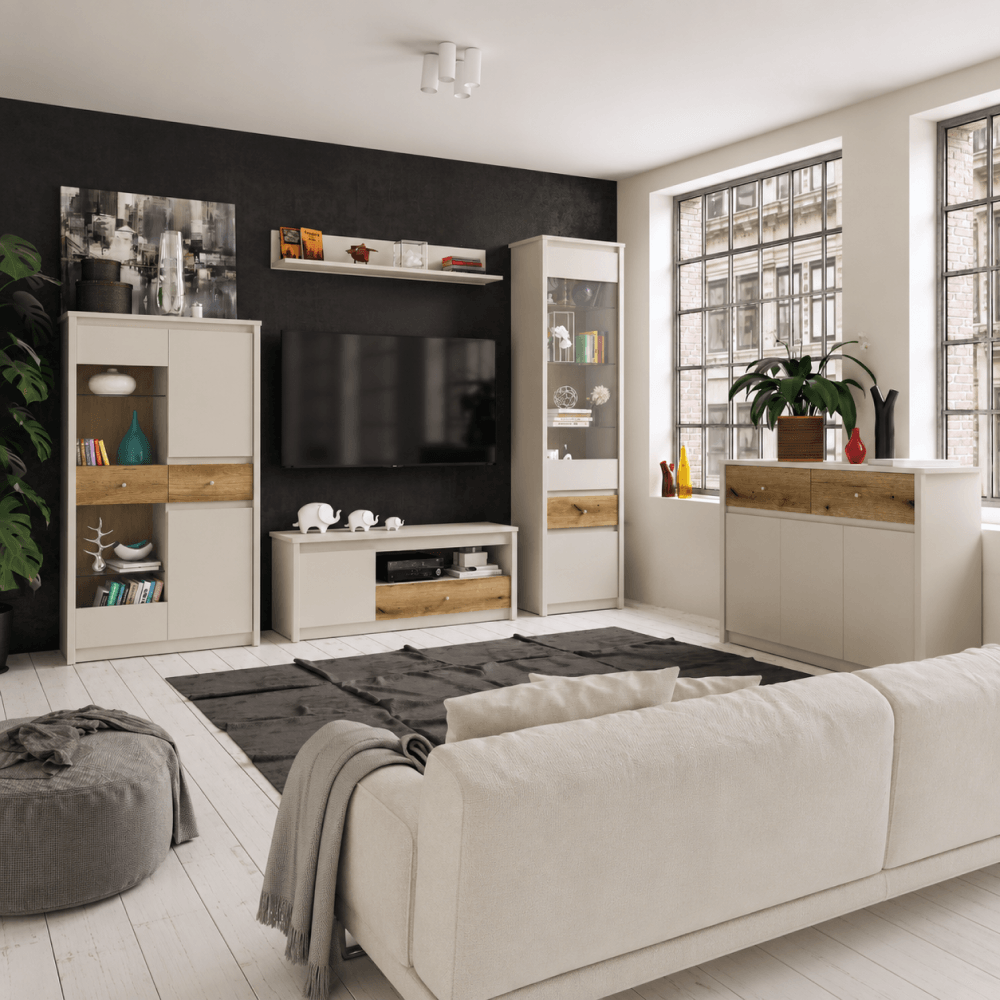 Vitrina, casmir/stejar evoke, KAROS 2D1W1S — imaginea 3